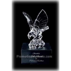 Sculpted Eagle with Slate Base - 6"