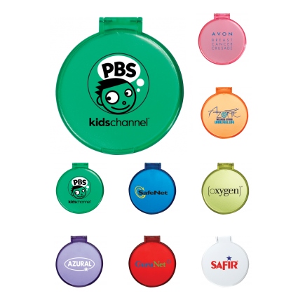 Round compact mirrors