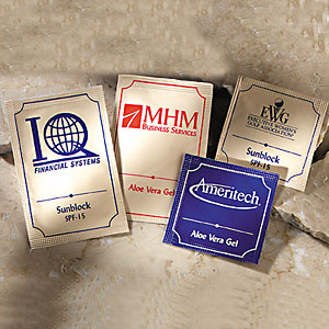 Sun products in packettes (Aloe Vera)