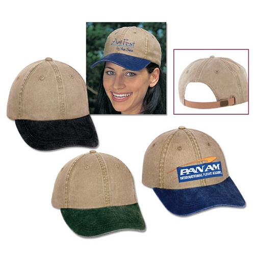 UNCONSTRUCTED WASHED PIGMENT DYED CAP