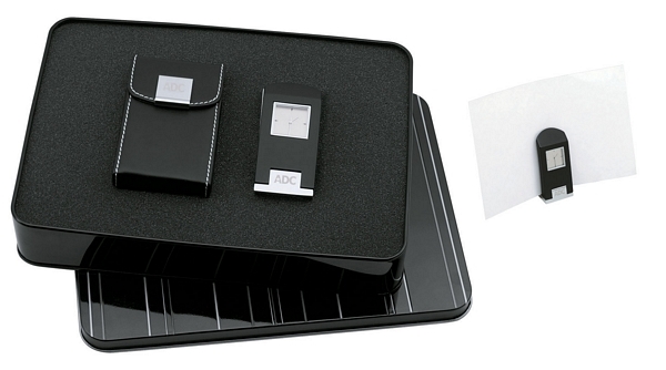 Business Card Case / Clock Giftset