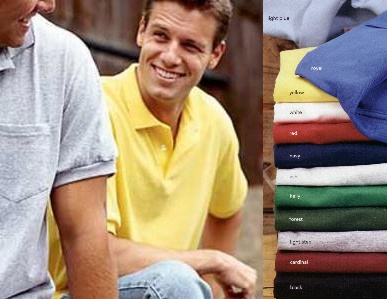 Stedman44576by Hanes 50/50 Jersey Knit Polo