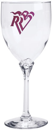 13 oz Clear Glass Domain Goblet