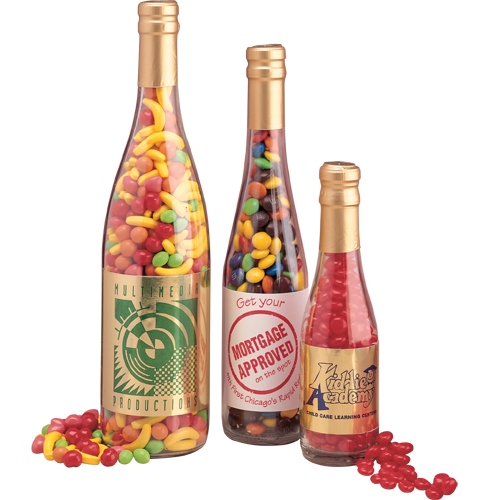 Medium 375 ml Wine Bottle with B fills