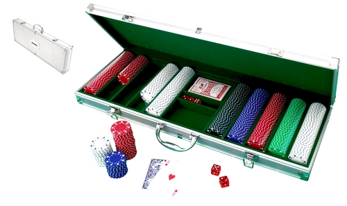 500 pc Ceramic Poker Set