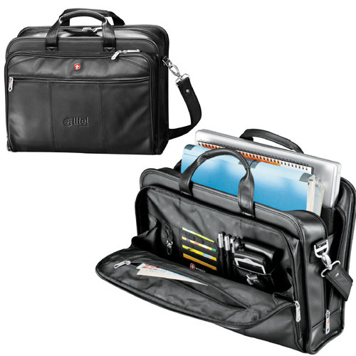 Wenger Leather Deluxe Compu-Case