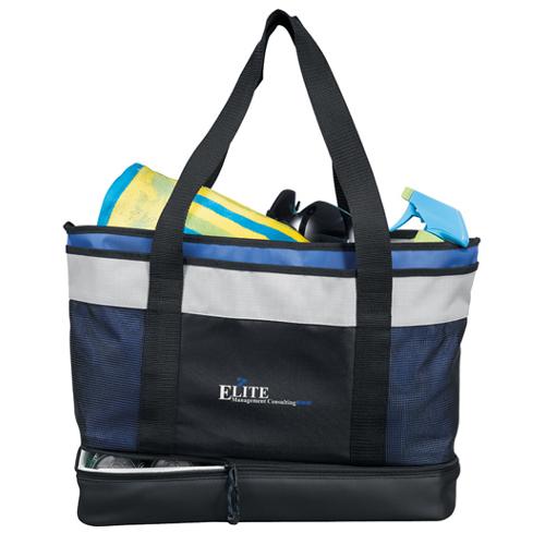 Excursion Divided Beach Tote Cooler (Royal)