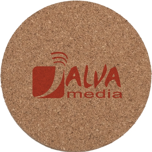 Queens Round Cork Coaster