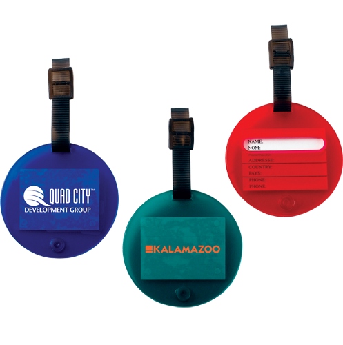 Round Translucent  Luggage Tag