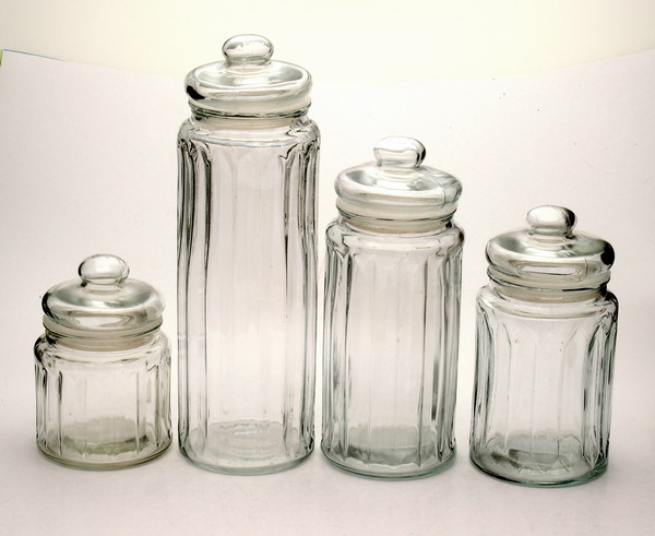 4pcs storage jar set with glass lid
  
   
     
    