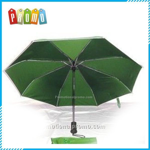 Promotional Green 3-folding Umbrella
