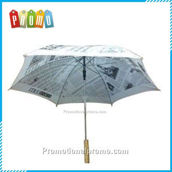Promotional Newspaper 3-folding Umbrella