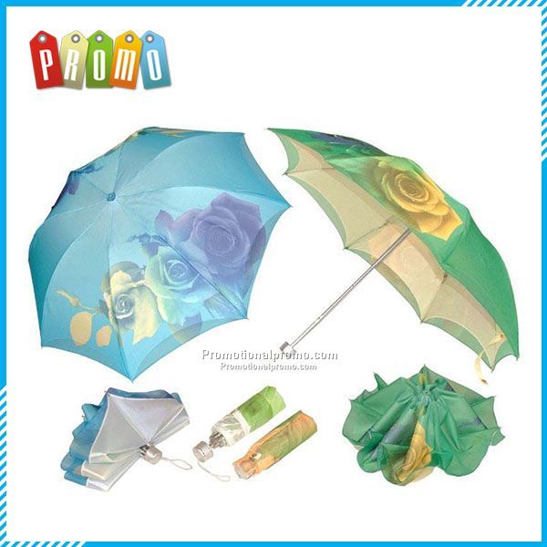 Women's 3 folding Umbrella