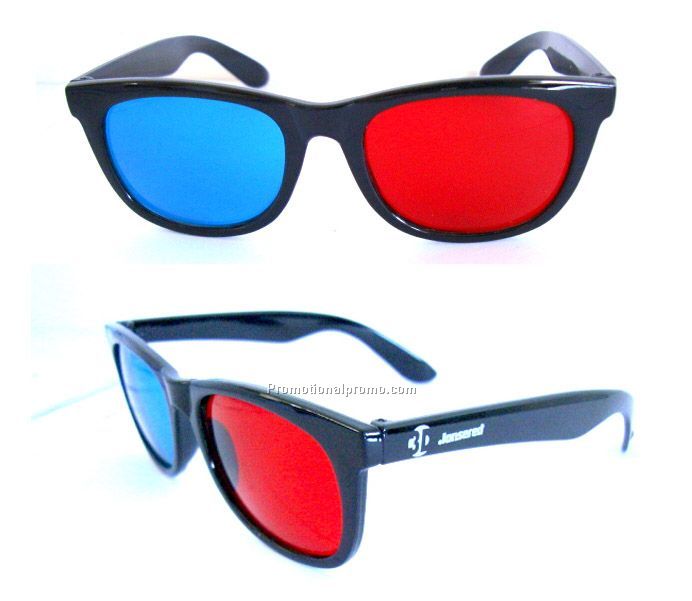 Plastic 3d glasses