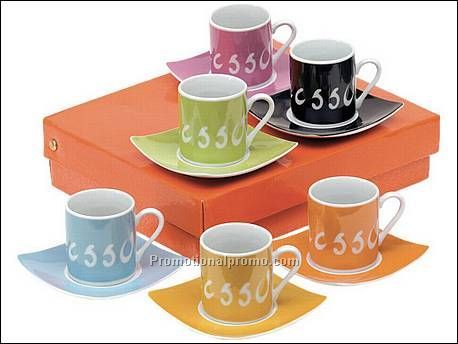 6-delig espresso set a dolce...