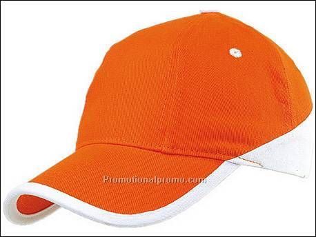 6 panel geborsteld katoenen...