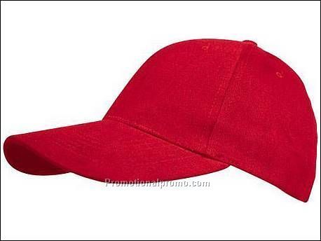 6-panel katoenen baseballcap m