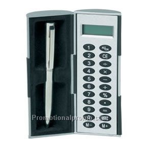 8 Digit Flip Flop Pen & Calculator Set