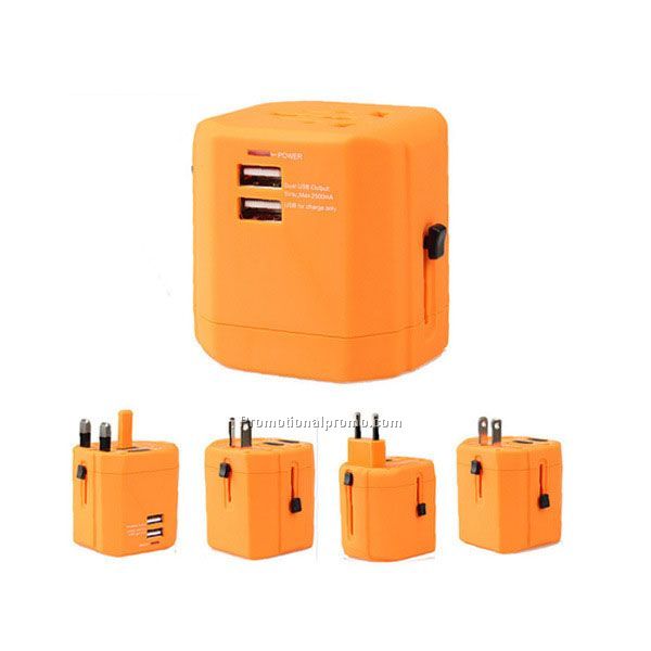 Multi-function travel adapter