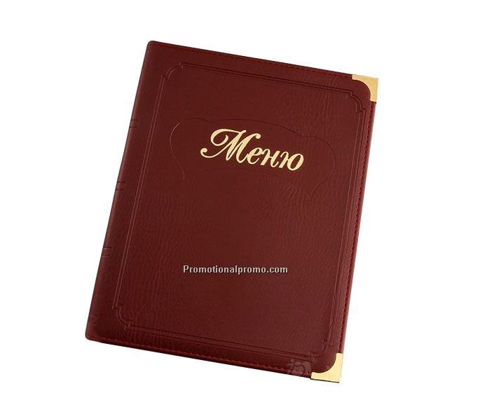 Top grade leather Restaurant Menu
