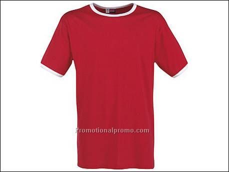 Adelaide contrast t-shirt. Rond gebre...