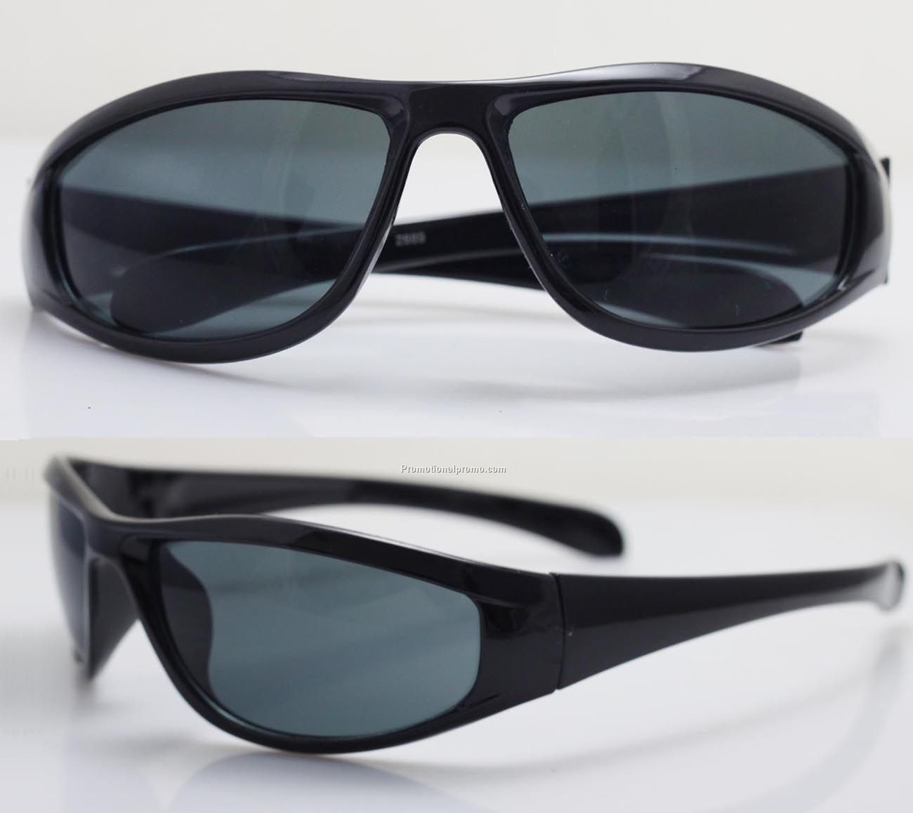 Black plastic sunglasses, Promotional sports sunglasses