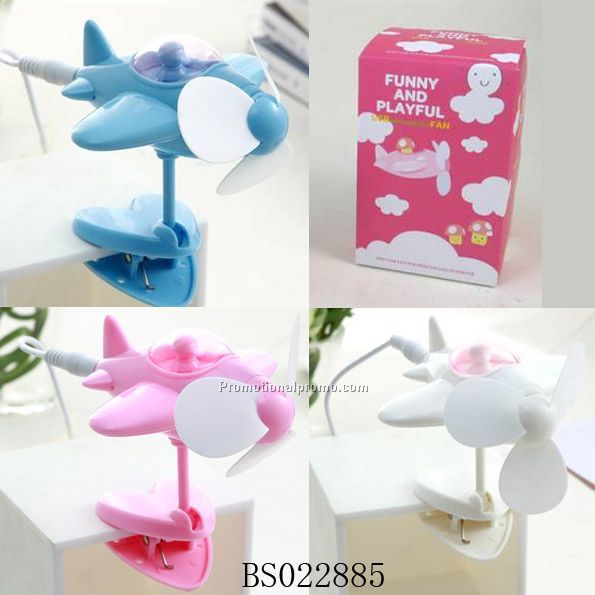 USB Airplane Model Mini Fan