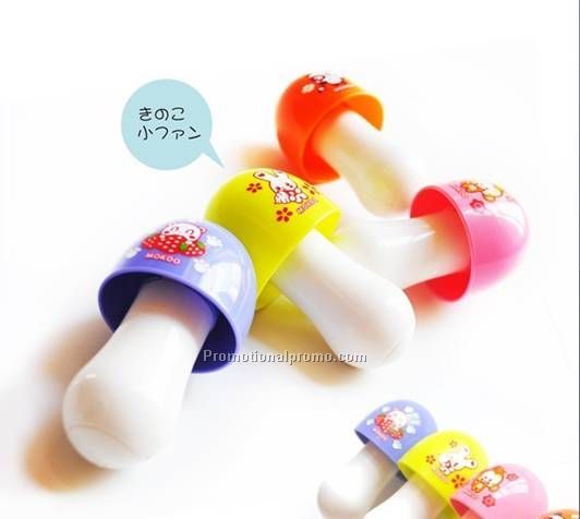 Kawaii mini mushroom fan