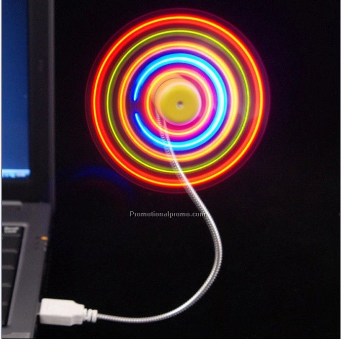 LED USB Flashing Fan