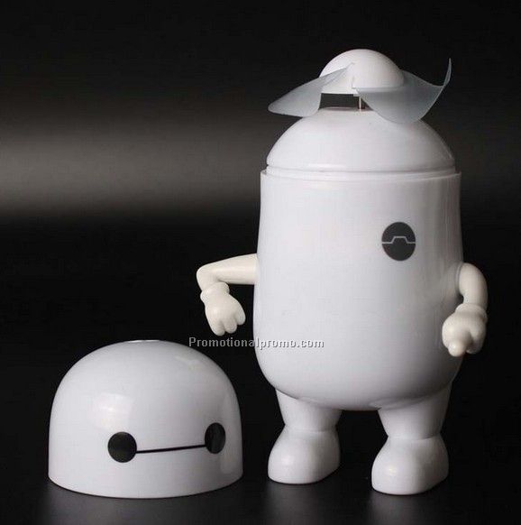 Cartoon USB fan, creative gift, mini portable charge fan