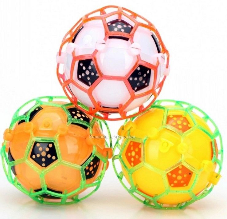 Dynamic luminous football bouncing ball dancing Football