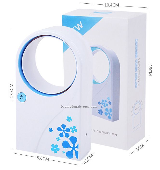 Promotional Plastic Mini USB bladelesaa fan