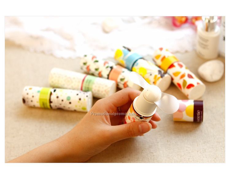 Portable Handheld Mini Lipstick Fan With Custom Logo