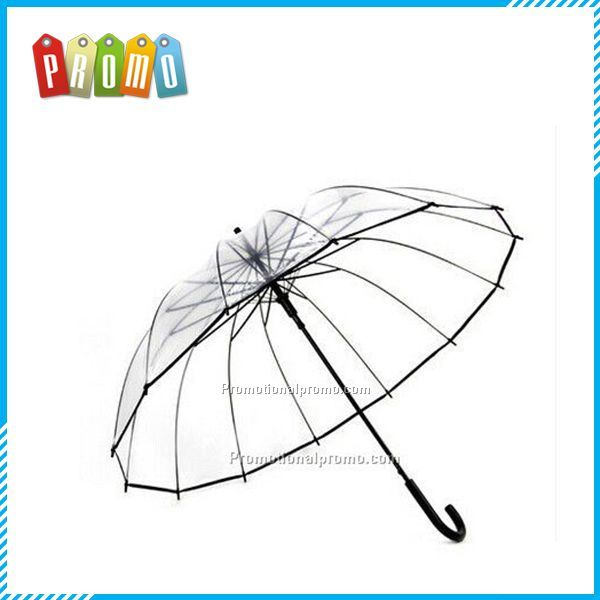 transparent plastic umbrella