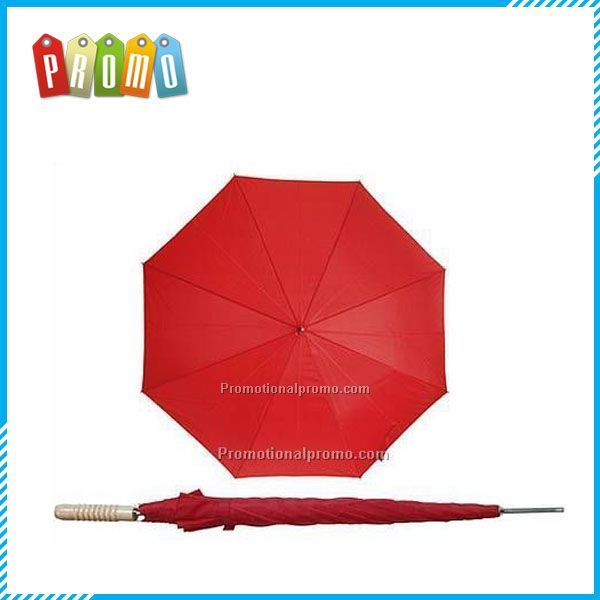 Automatische paraplu met houten...