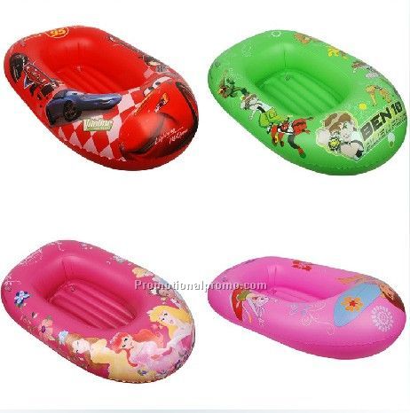 Cartoon inflatable air canoe, cartoon air boat