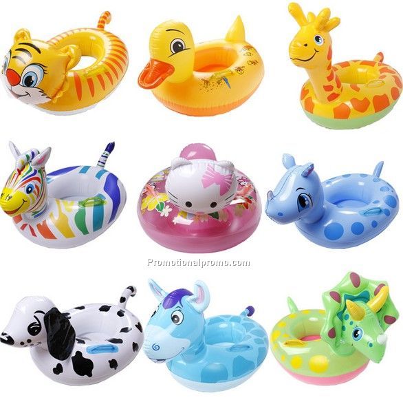 Inflatable children air canoe, inflatable children swim ring
