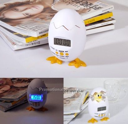 Egg alarm clock