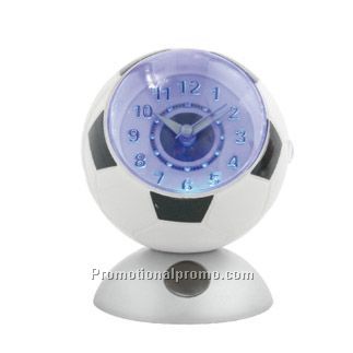 Football Alarm Clock With Touch LED Light