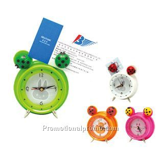 Multifunctional Alarm Clock with name card holder