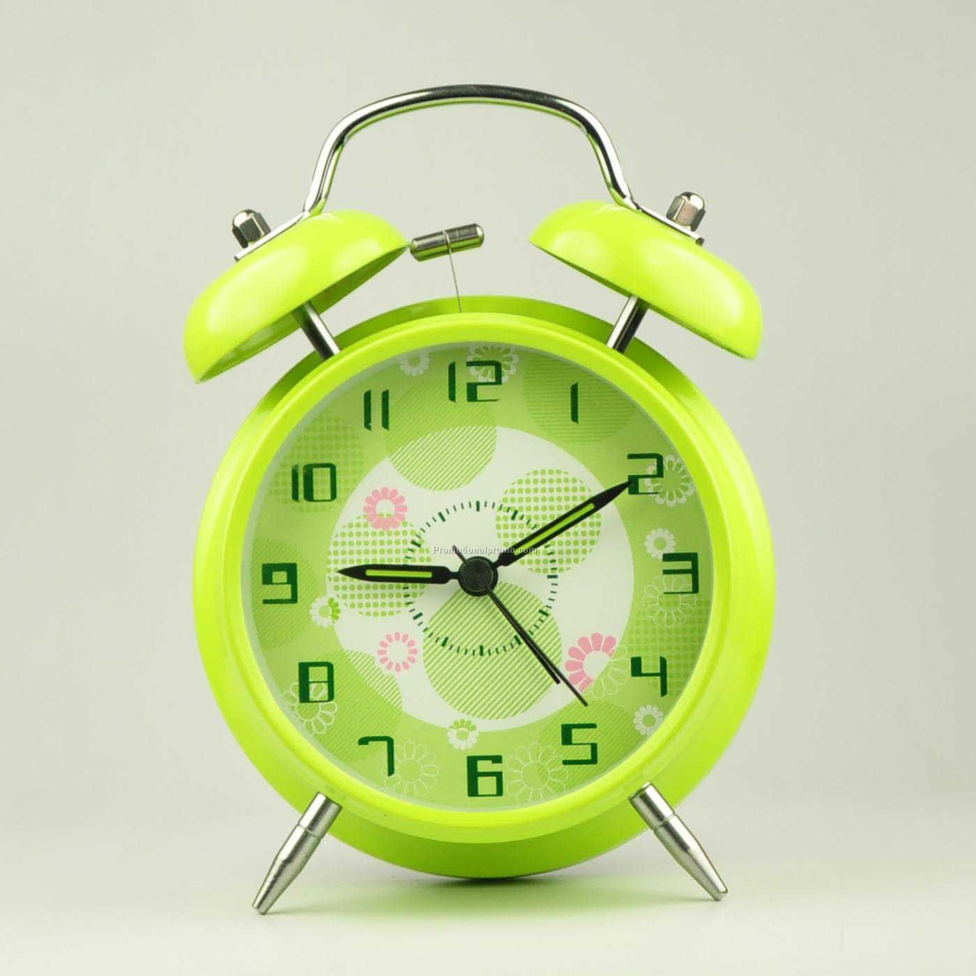 METAL TWIN BELL ALARM CLOCK