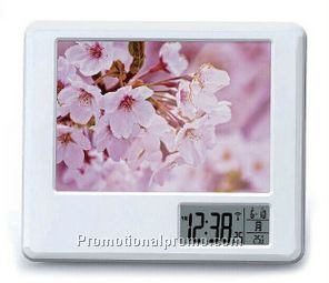 PICTURE FRAME LCD ALARM CLOCK