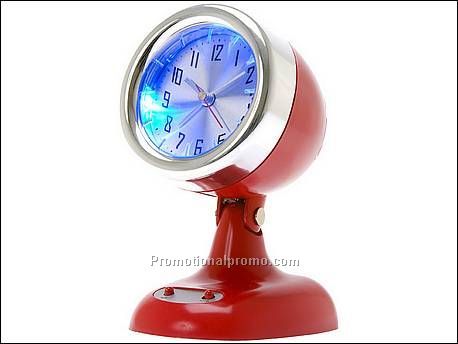 Alarm clock Headlight red plastic