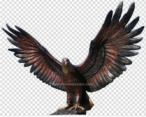 Bronzed Metal Patina  Under Sea Life Sculpture-eagle