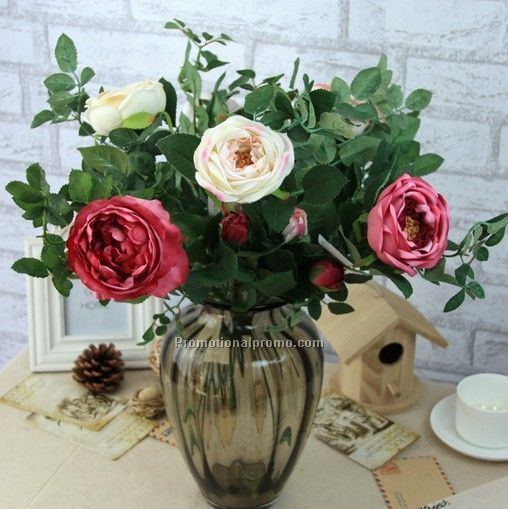 Artificial rose flower, high quality rose flower