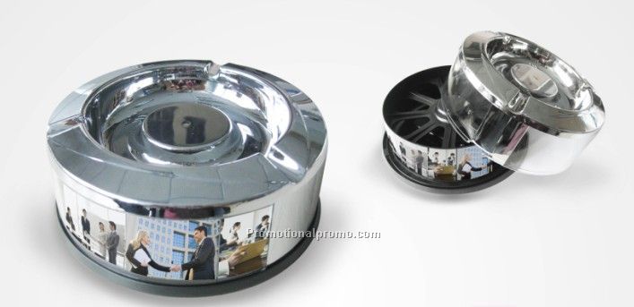 Auto-turning promotional astray