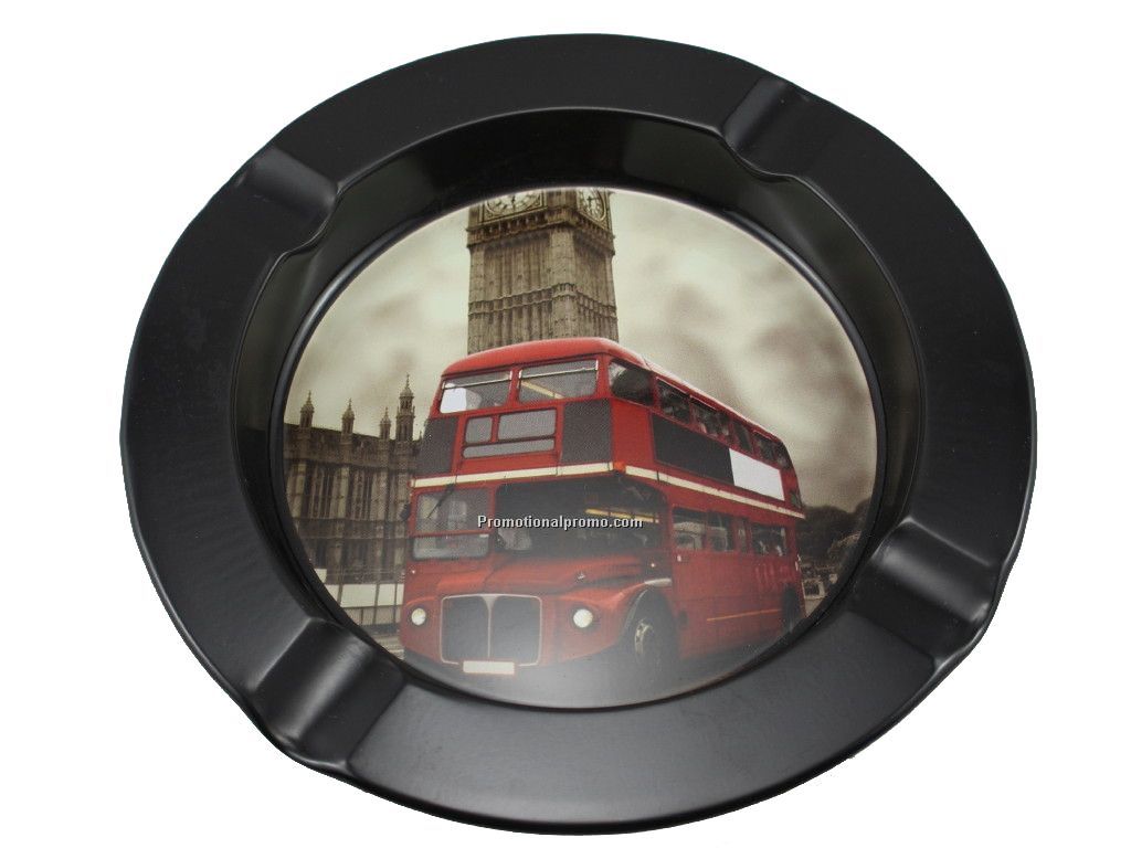Metal ashtray customized logo