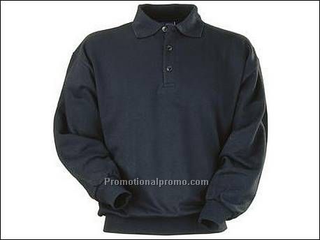 Atlanta polo sweater. Knopenlijst met...