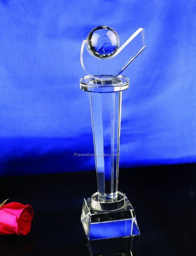 Crystal trophy/award
