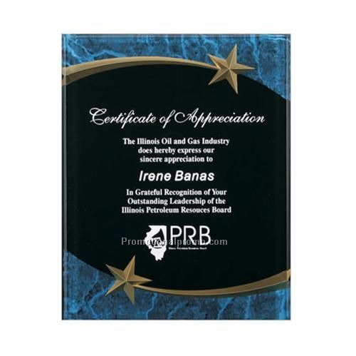 Award - Blue Shooting Star Acrylic, 7 x 9 inches (H x W)